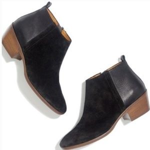 Madewell Black Charlie Booties